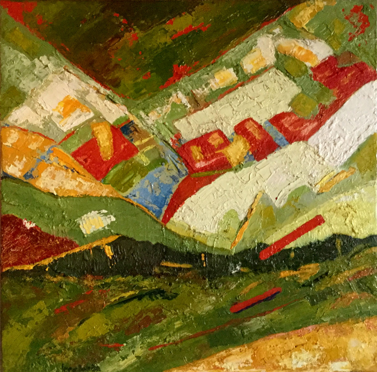 Algunos cerros - Óleo sobre tela - Tere Borda