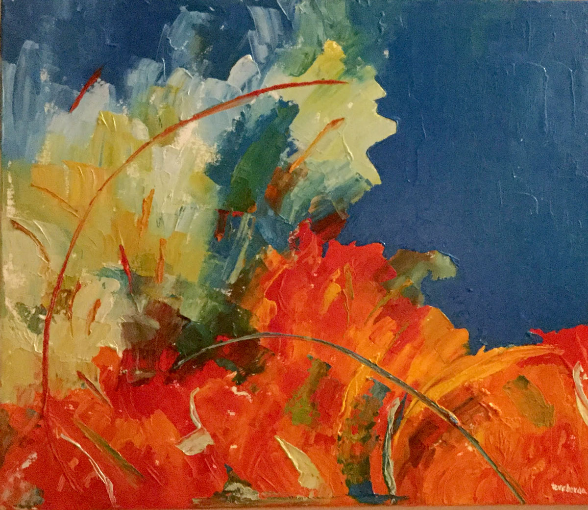 Explosión II - Óleo sobre tela - Tere Borda