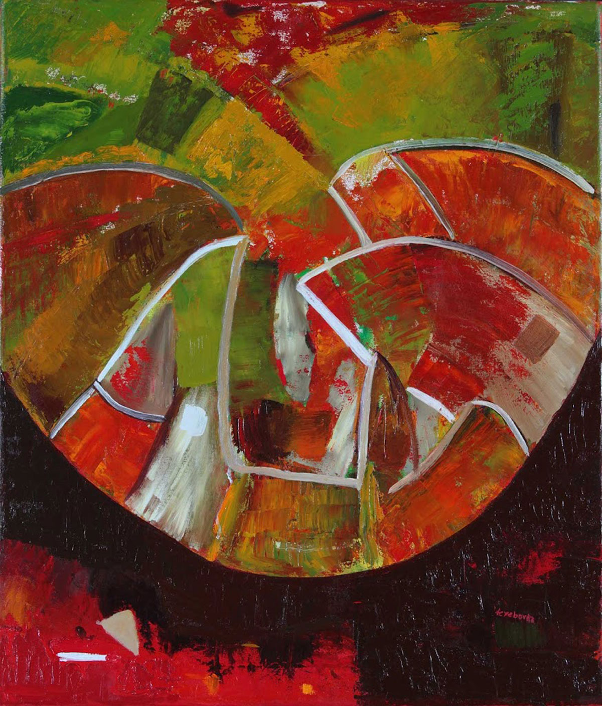 Bahía - Óleo sobre tela - Tere Borda