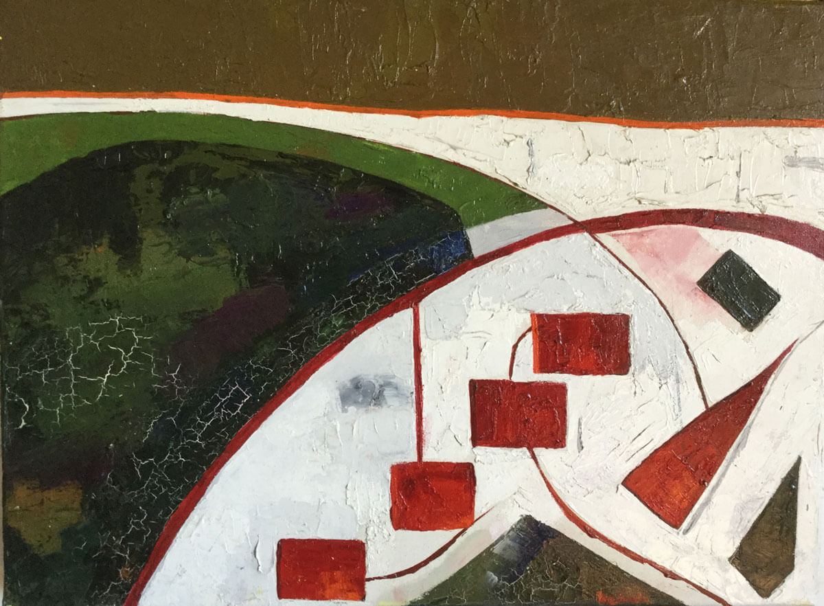 Geometrías II - Óleo sobre tela - Tere Borda
