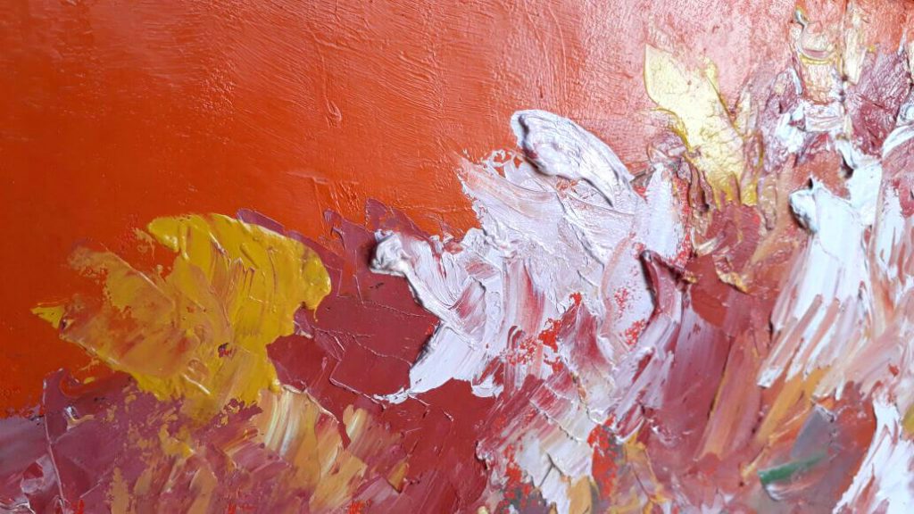 Rosario, detalle 1 - Óleo sobre tela - Tere Borda