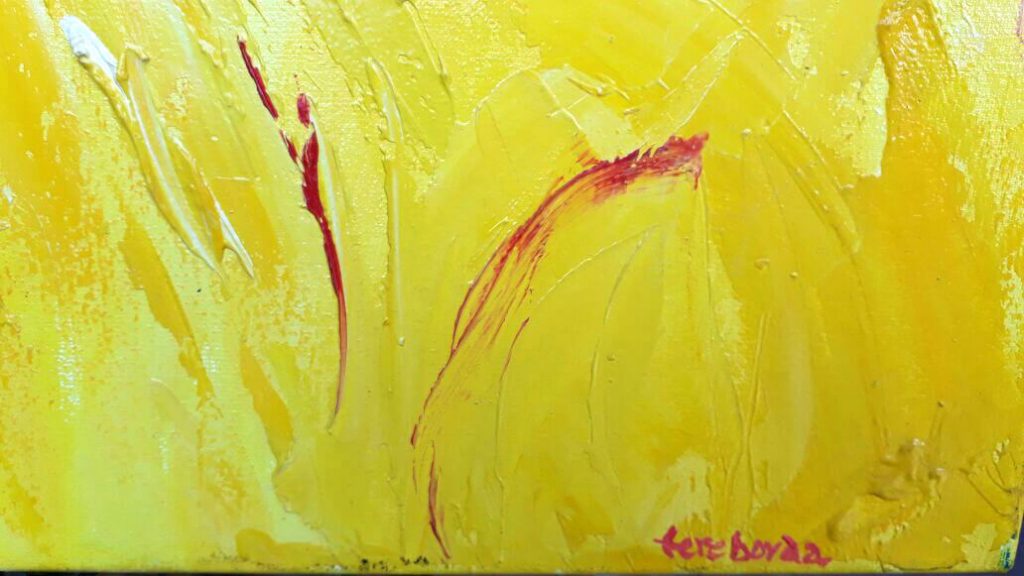 Rosario, detalle 2 - Óleo sobre tela - Tere Borda
